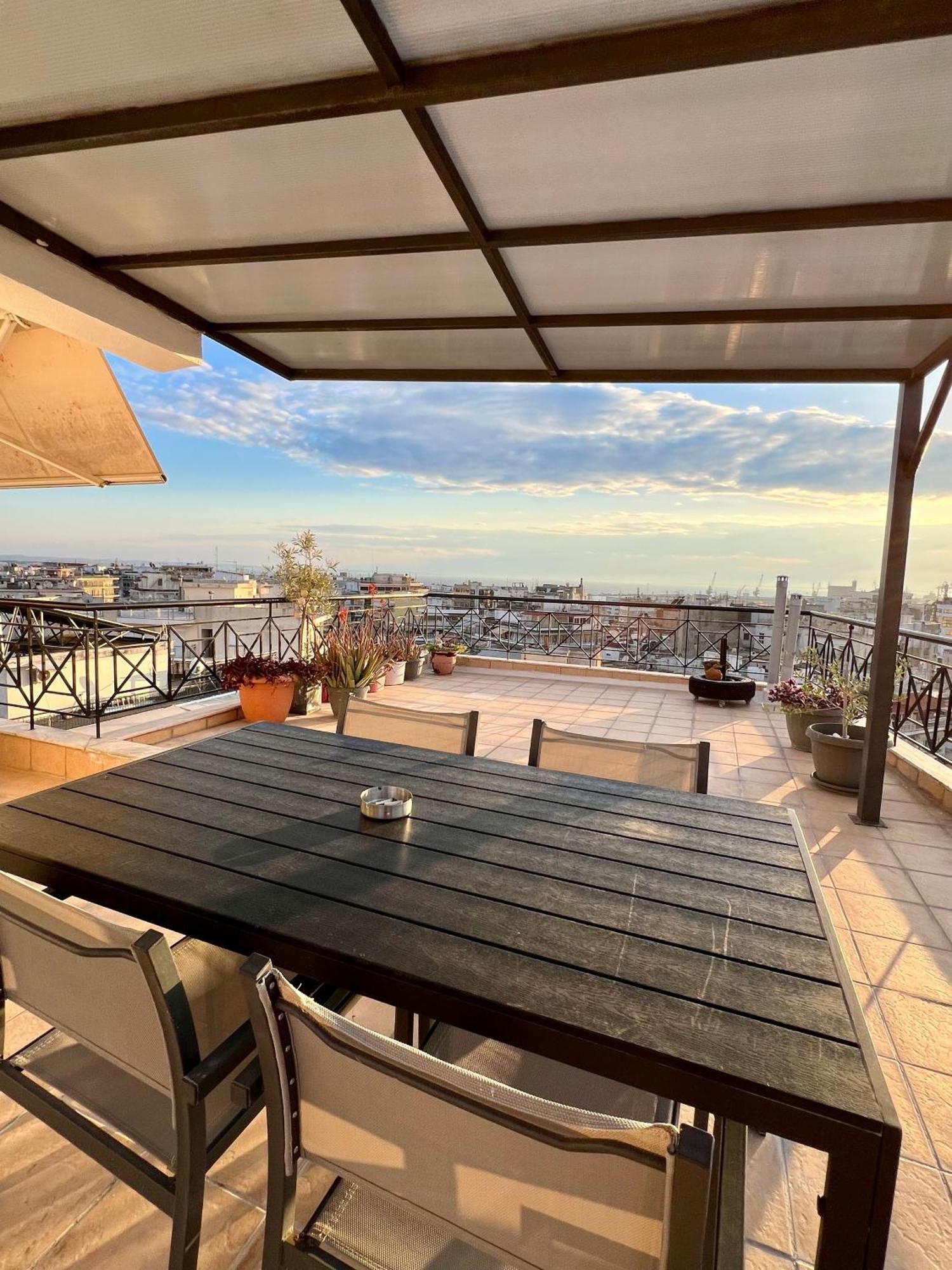 180° Rooftop View Thessaloniki Exterior photo
